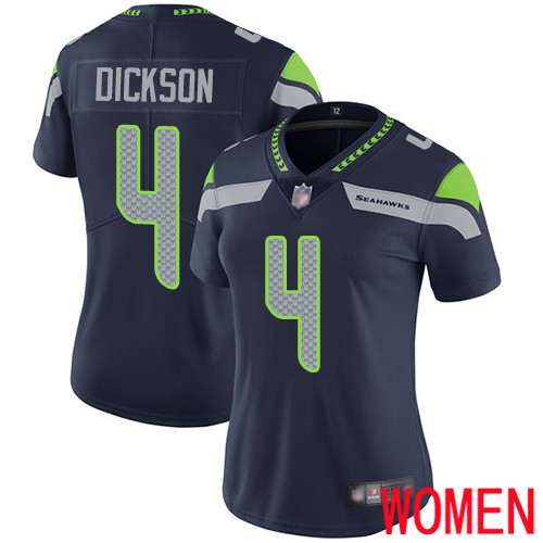 Seattle Seahawks Limited Navy Blue Women Michael Dickson Home Jersey NFL Football 4 Vapor Untouchable